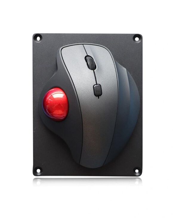 rato com trackball resistente em metal